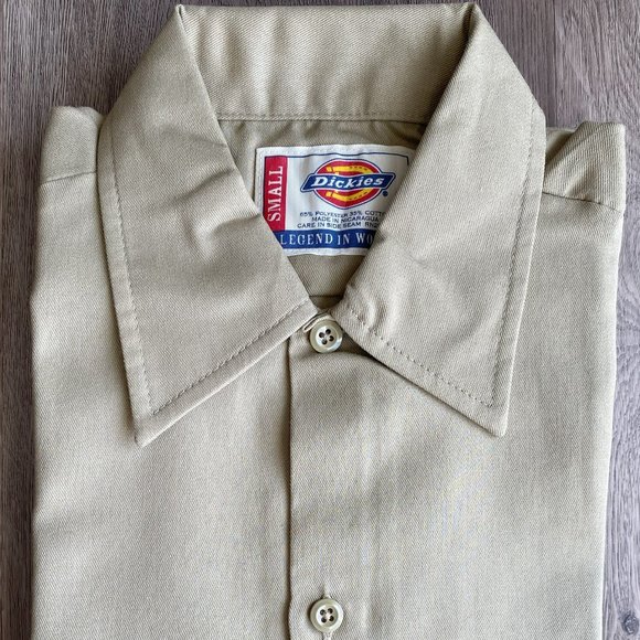 Dickies Other - NWT Classic Dickies Khaki SS Work Shirt Sz.S